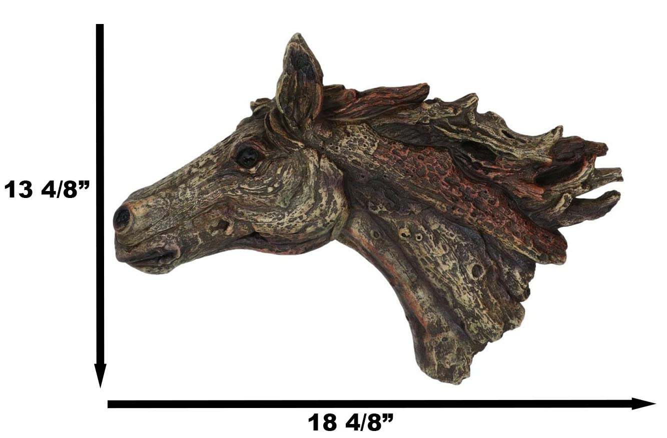 Amazon.co.jp: Ebros Gift フェイク 流木仕上げ 馬 美人